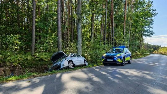 WYPADEK! Ruch odbywa się wahadłowo