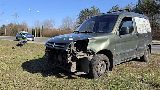 WYPADEK! Ranny motocyklista. Utrudnienia na ulicy Padykuły w Mielcu