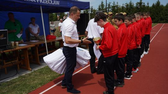 Zawody sportowo-pożarnicze Młodzieżowych Drużyn Pożarniczych w Dobryninie