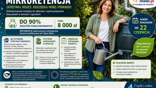 Zbieraj deszczówkę i zyskaj do 8 tysięcy dotacji