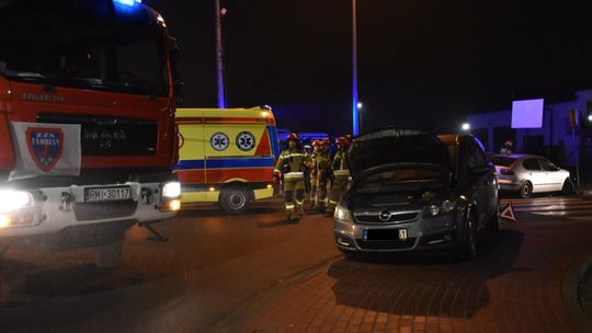 Zderzenie dwóch samochodów na ulicy Korczaka w Mielcu