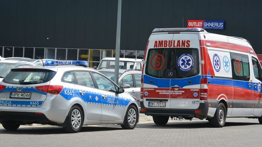 Zderzenie motoroweru z osobówką w Mielcu