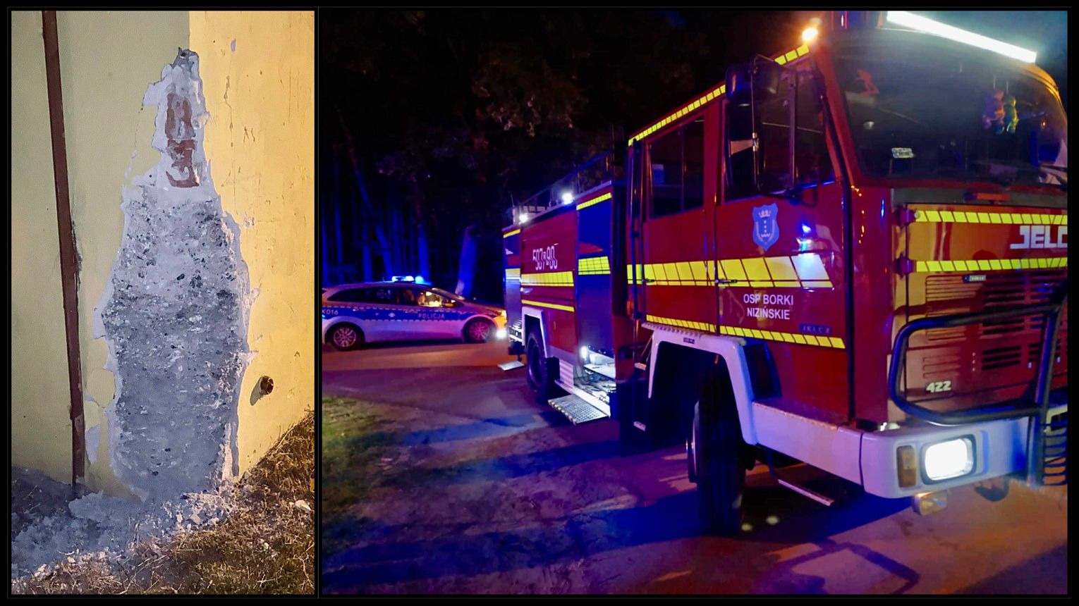 19-latek rozbił auto o sklep