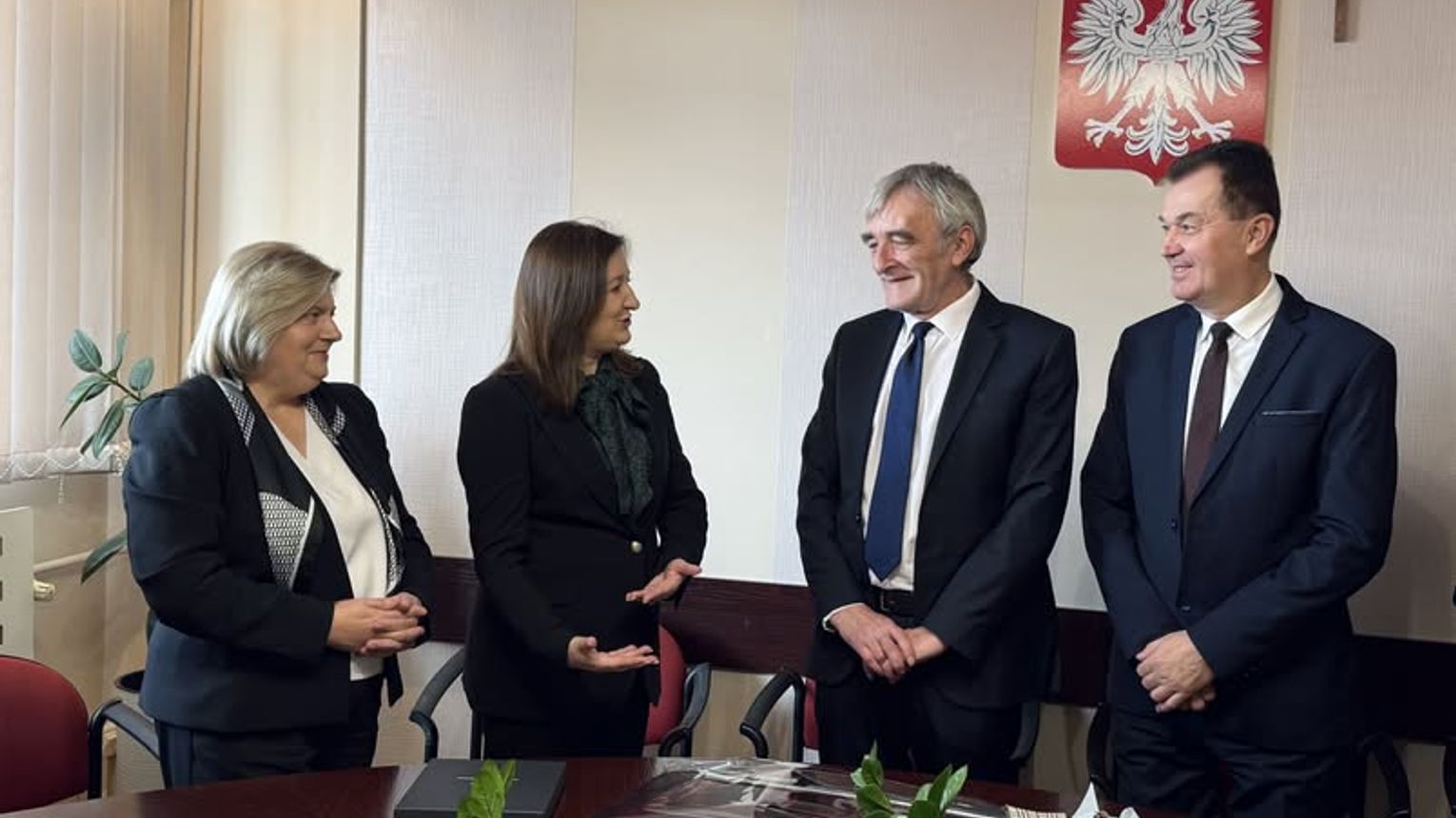 Burmistrz Agnieszka Machnik pożegnała dyrektora