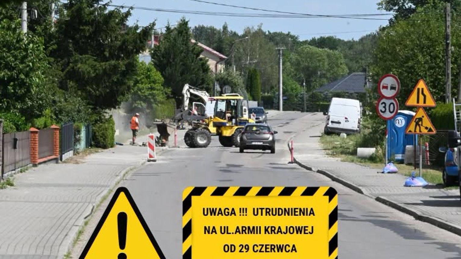 Czasowa zmiana organizacji ruchu w Radomyślu Wielkim