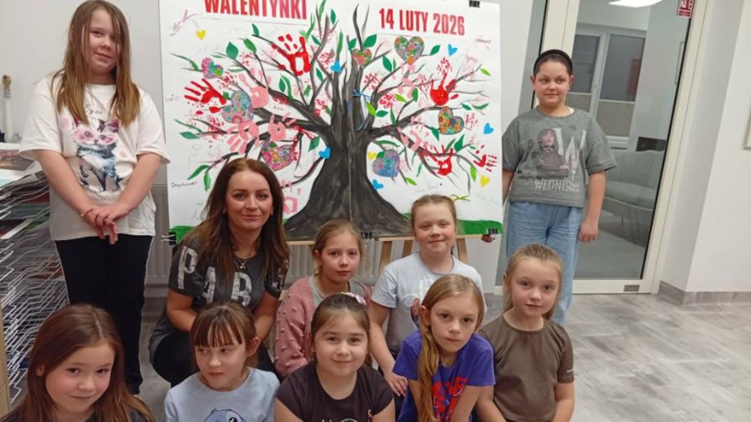 „Drzewo Przyjaźni” stworzone przez dzieci w Wadowicach Górnych