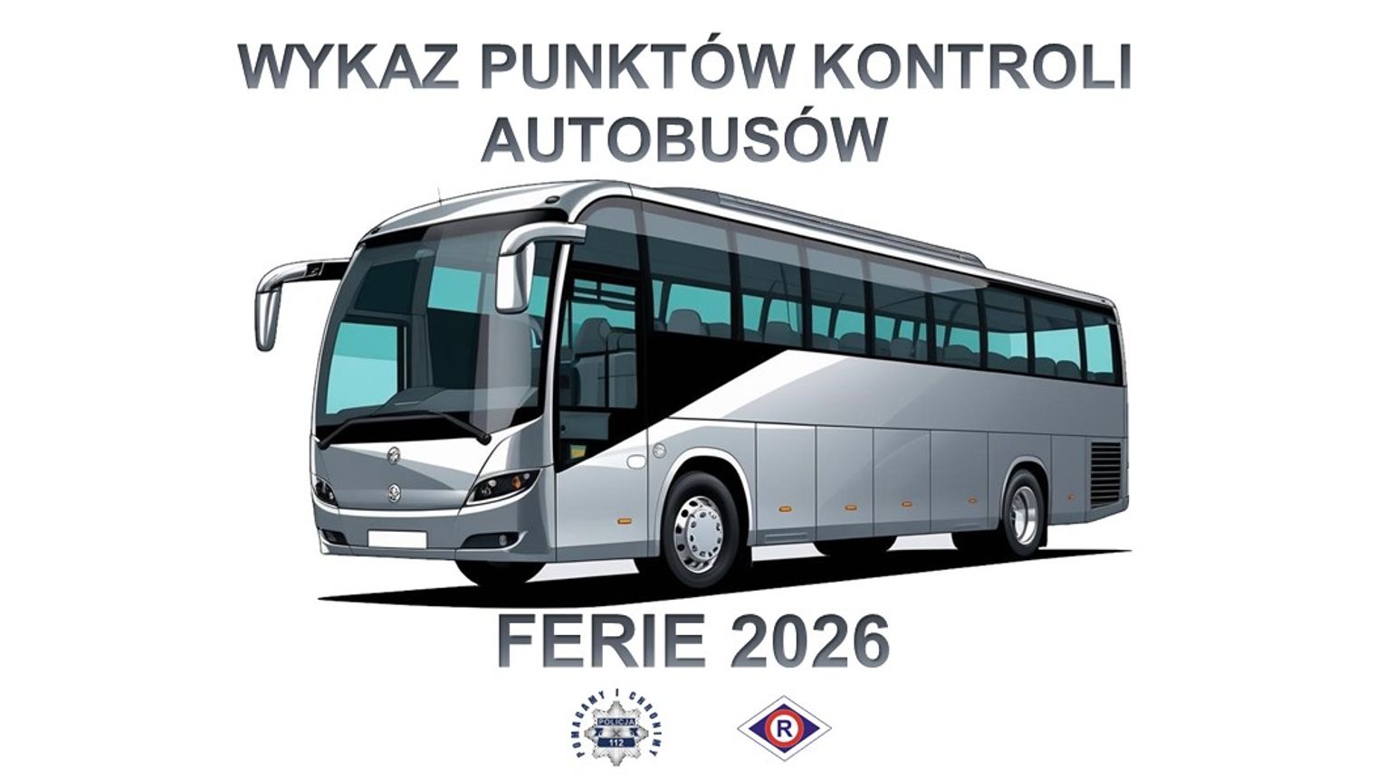 Ferie 2026. Wykaz punktów kontroli autobusów