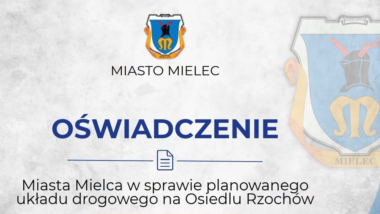 Jakie jest stanowisko miasta w sprawie budowy trzeciej przeprawy mostowej przez Wisłokę i na co nie ma zgody?