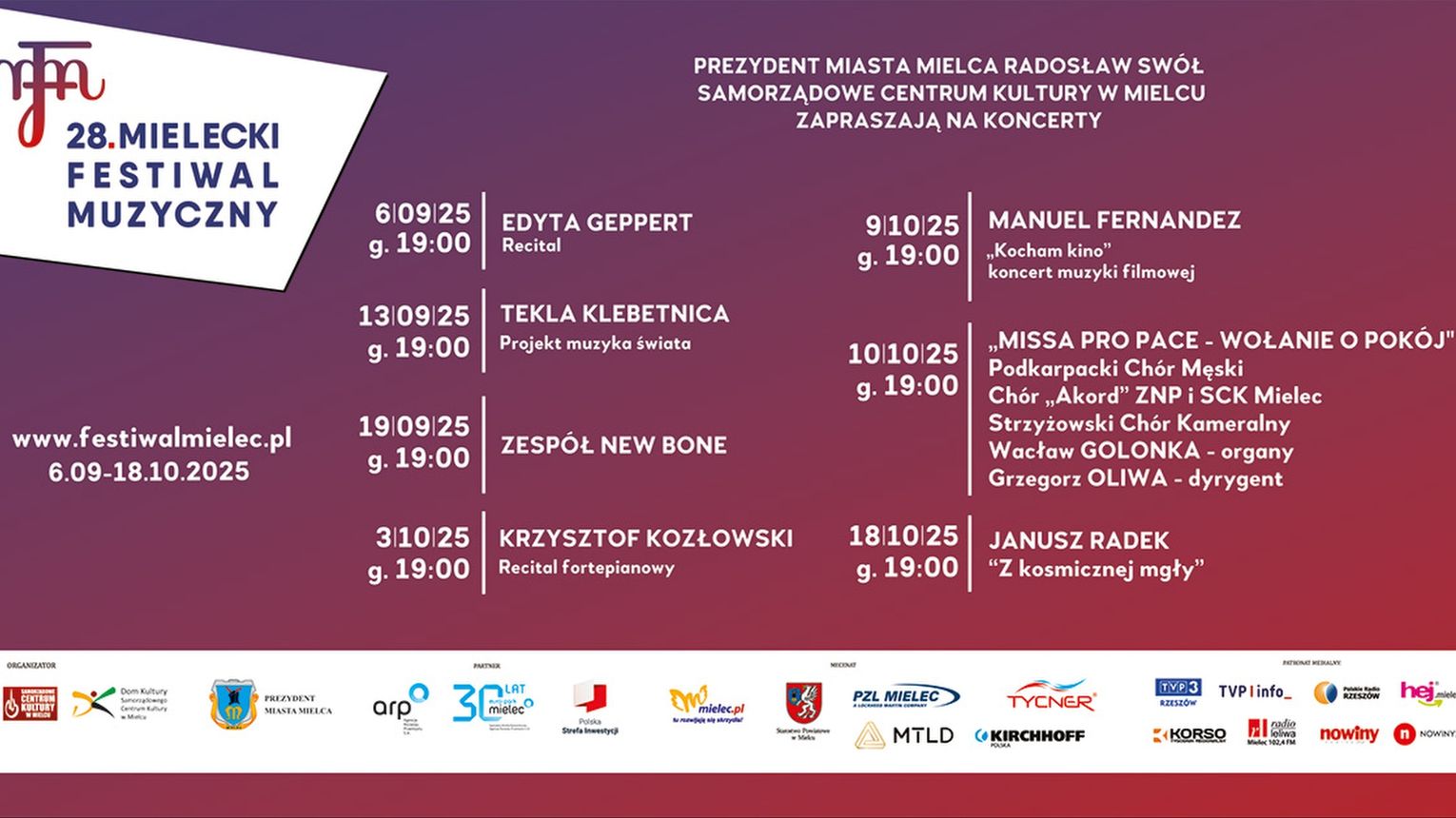 Już niebawem odbędzie się Mielecki Festiwal Muzyki