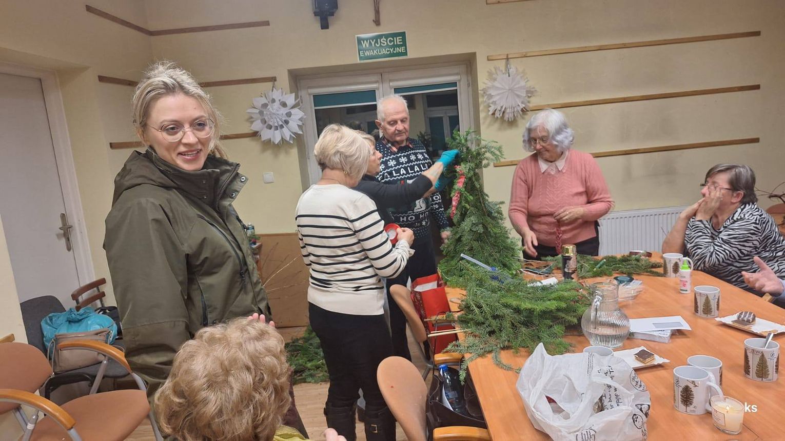 Klub seniora " Natura" w świątecznym klimacie
