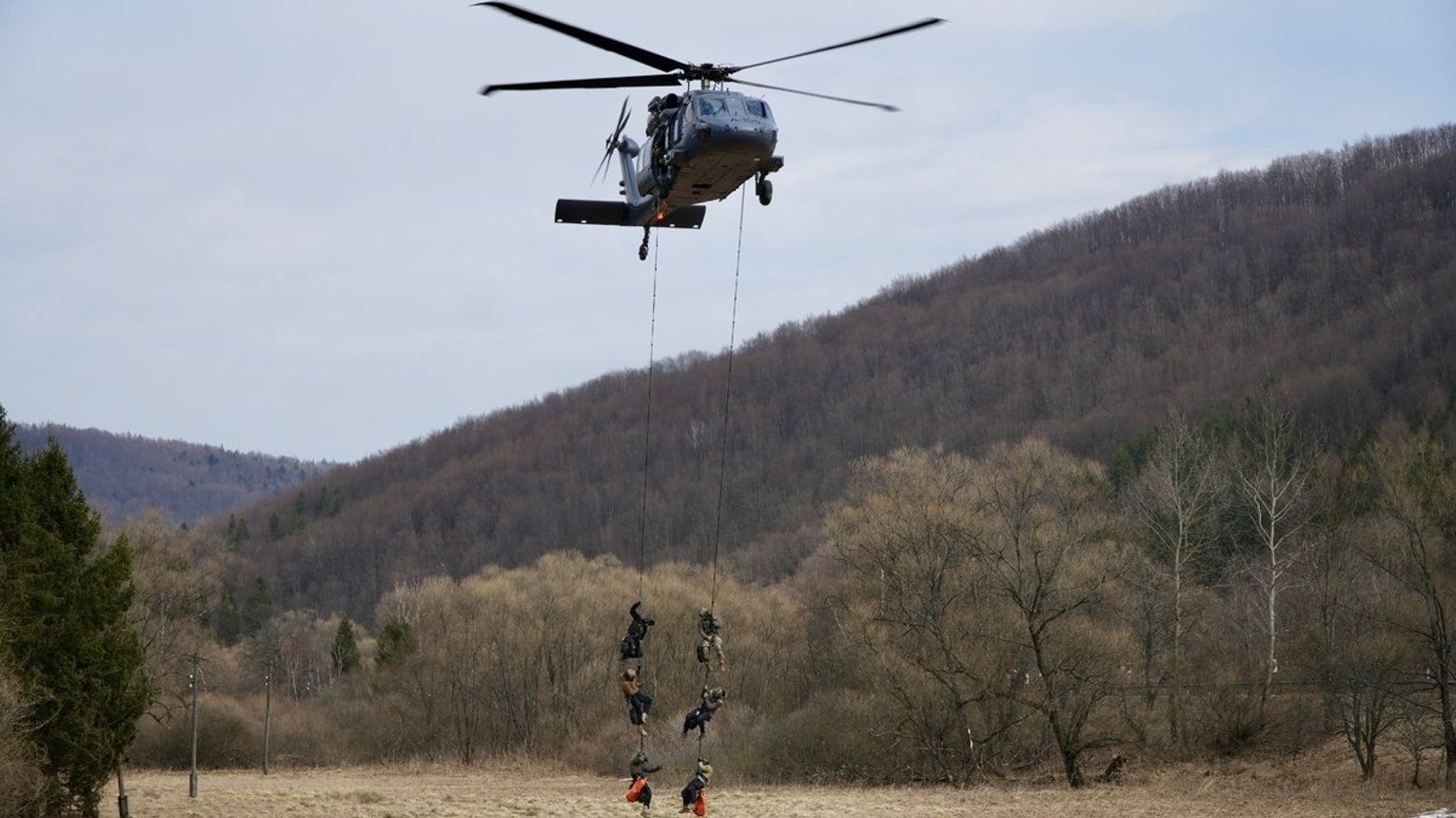 Kontrterroryści w akcji w Bieszczadach