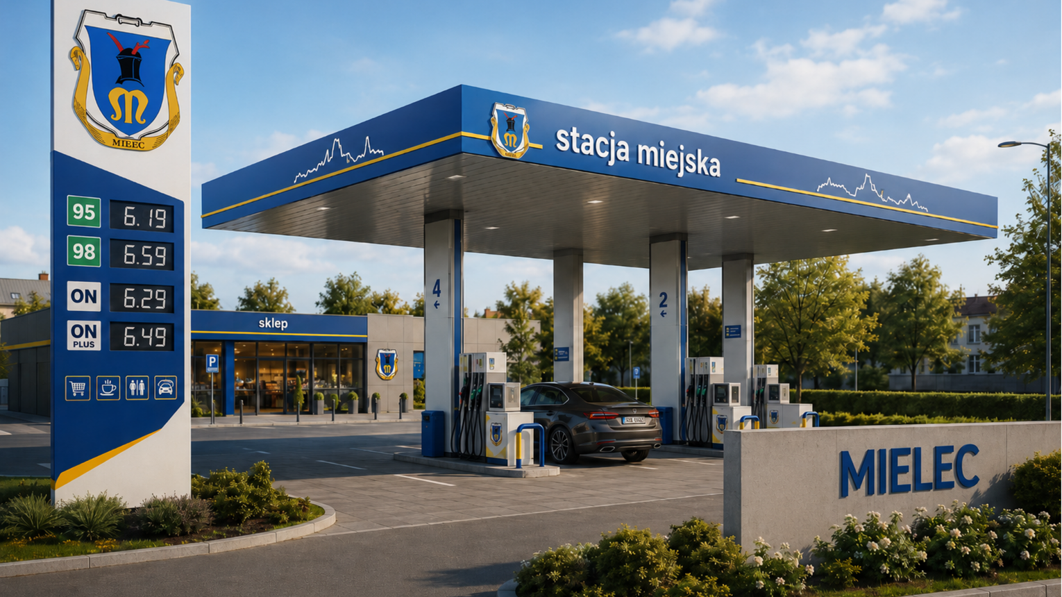 Miejska stacja paliw powstanie w Mielcu. Pierwsze tankowanie już w 2027 roku
