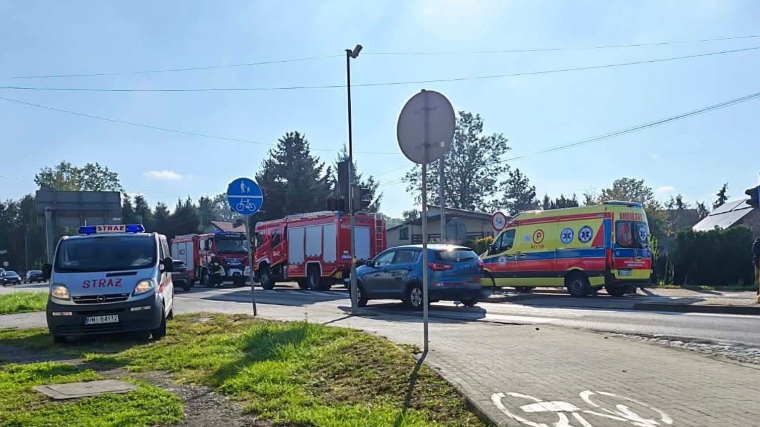 Mielec. WYPADEK z udziałem rowerzysty