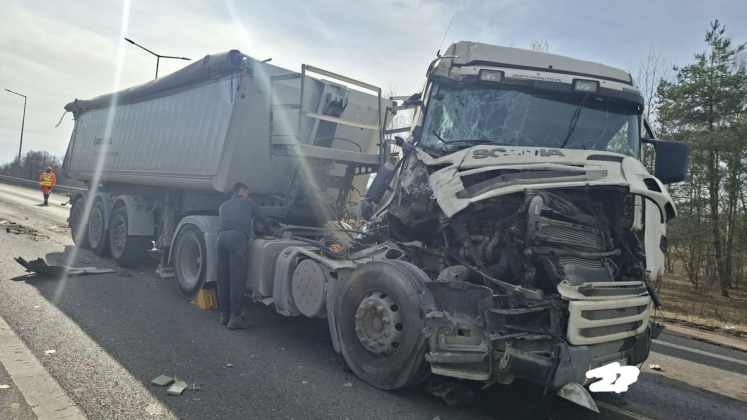 Nie zachował odpowiedniej odległości