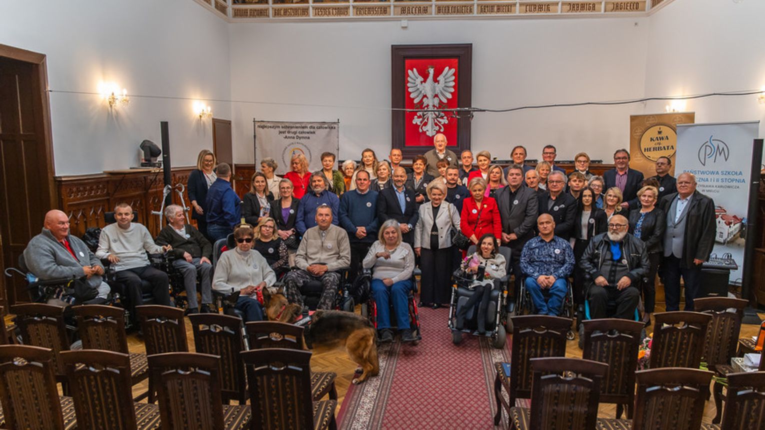Pierwsza rocznica działalności Tacy Sami - Stowarzyszenia Osób z Niepełnosprawnościami w Mielcu