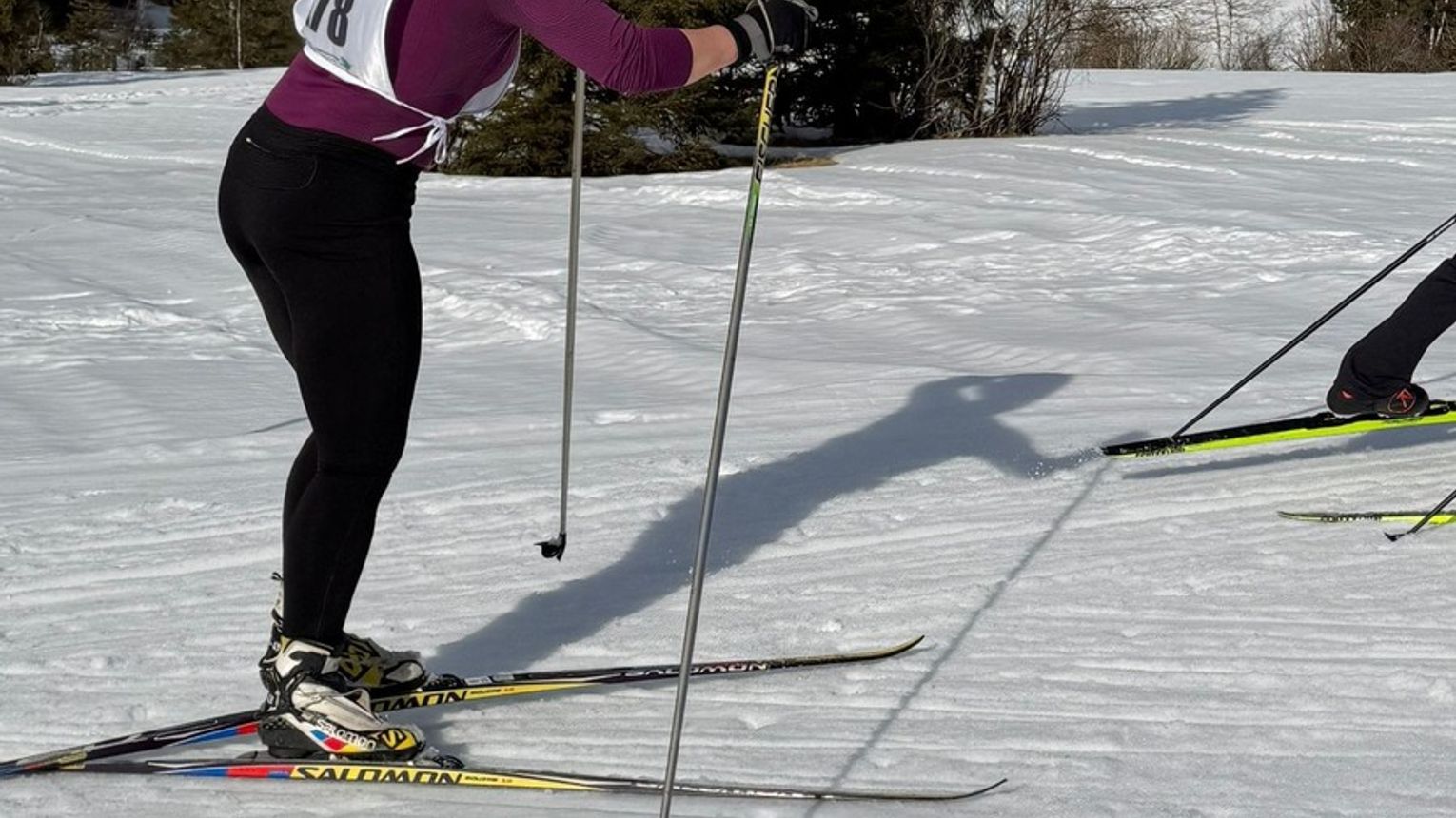 Podkom. Ewa Armata na pierwsze miejscu w biegu 5 km techniką dowolną