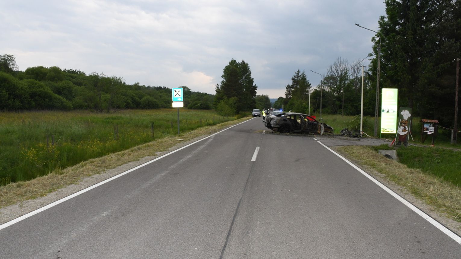 Policjanci wyjaśniają okoliczności śmiertelnego wypadku na Podkarpaciu