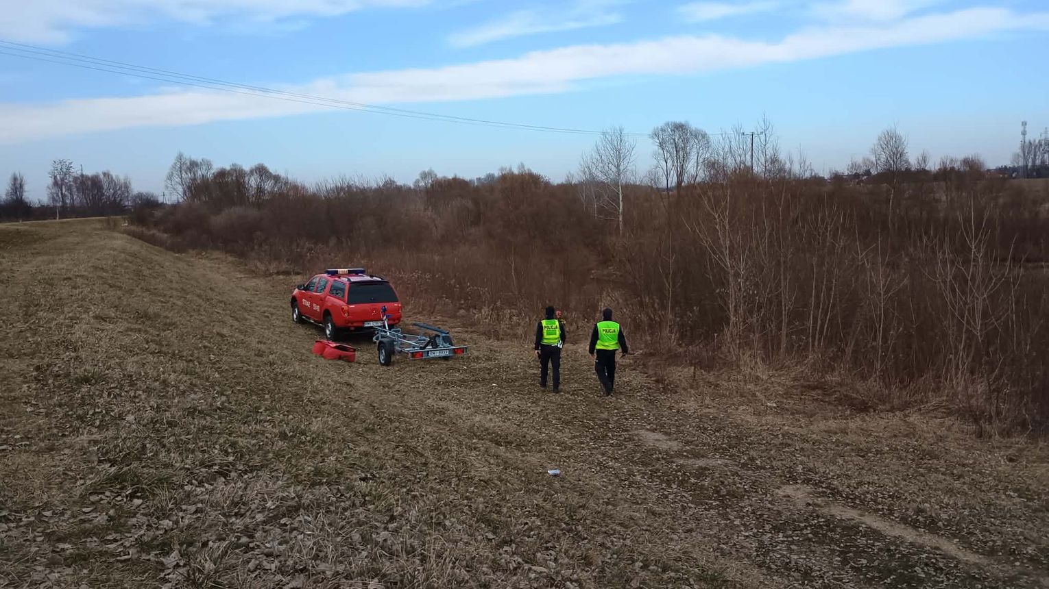 Poszukiwania mężczyzny na Wisłoce. Mężczyzna miał się kontaktować sms-owo!