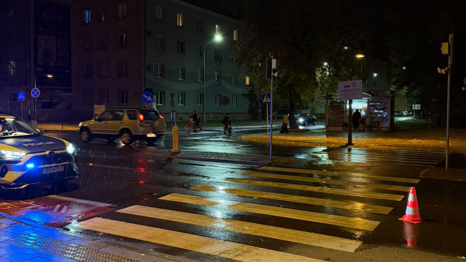 Potrącenie pieszego na przejściu w Mielcu! 37-latek miał 3 promile alkoholu. Za kierownicą 18-latek