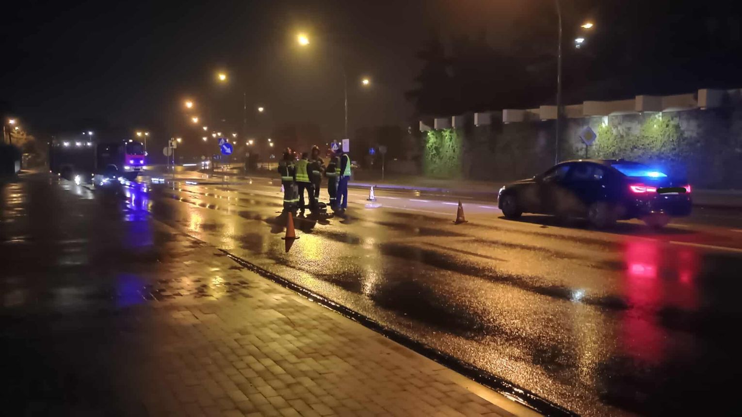 Potrącenie pieszego w Mielcu.