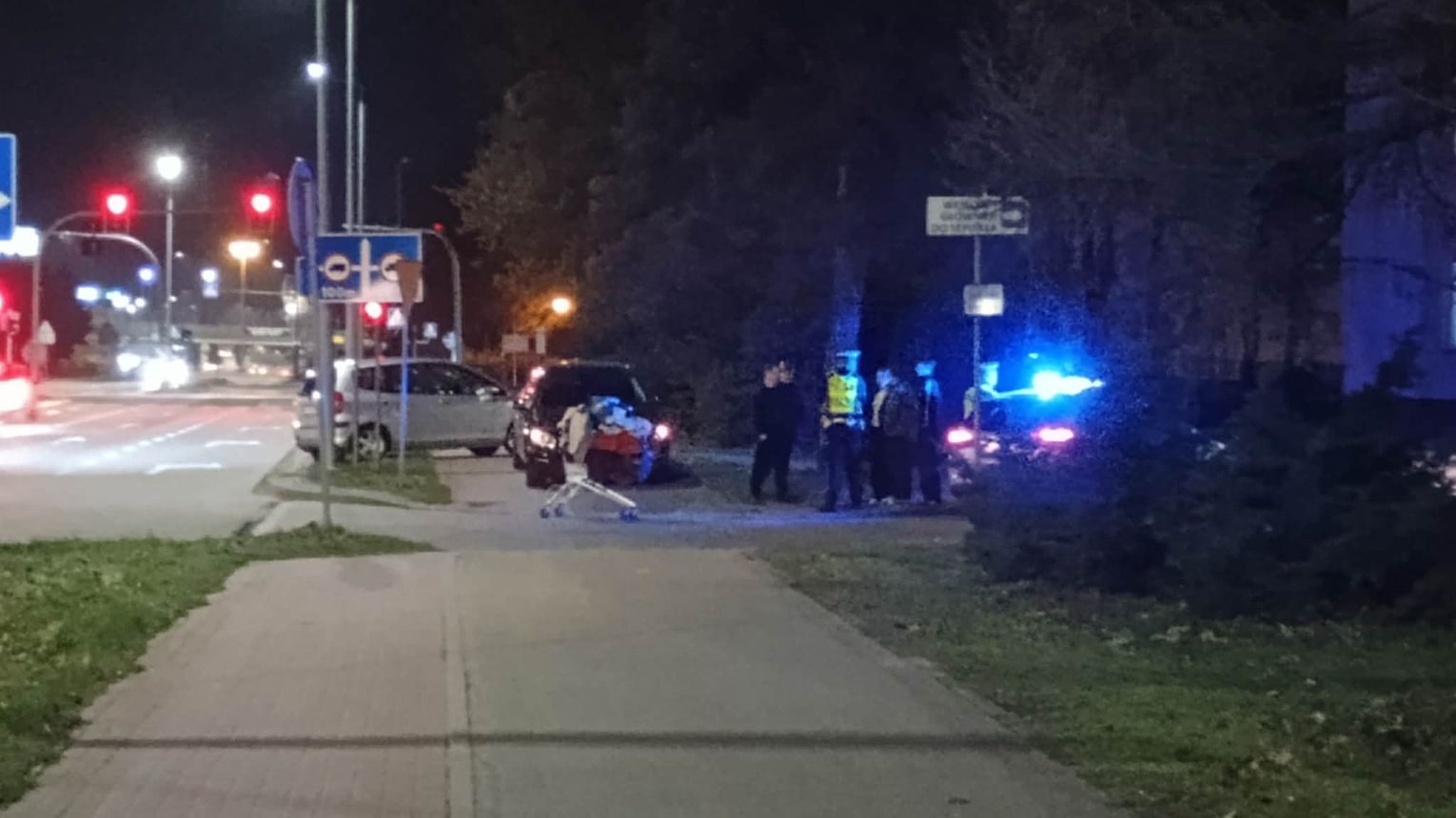 Potrącenie pieszego w Mielcu