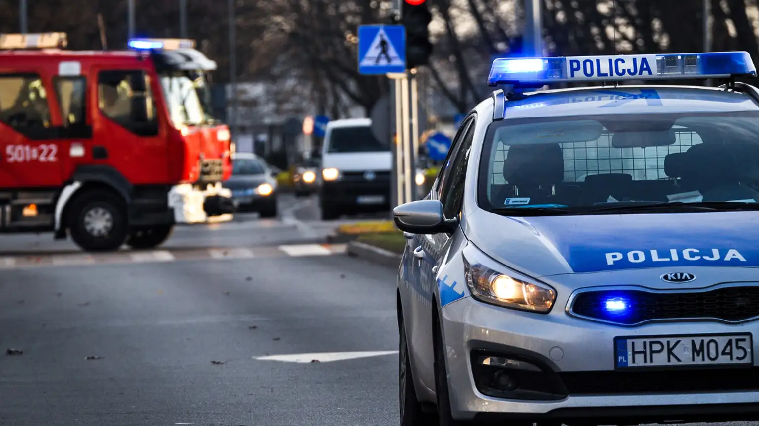 Potrącenie pieszej na ul. Ducha Świętego w Mielcu