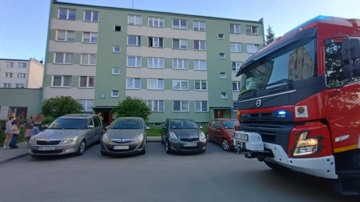 Pożar mieszkania w Mielcu