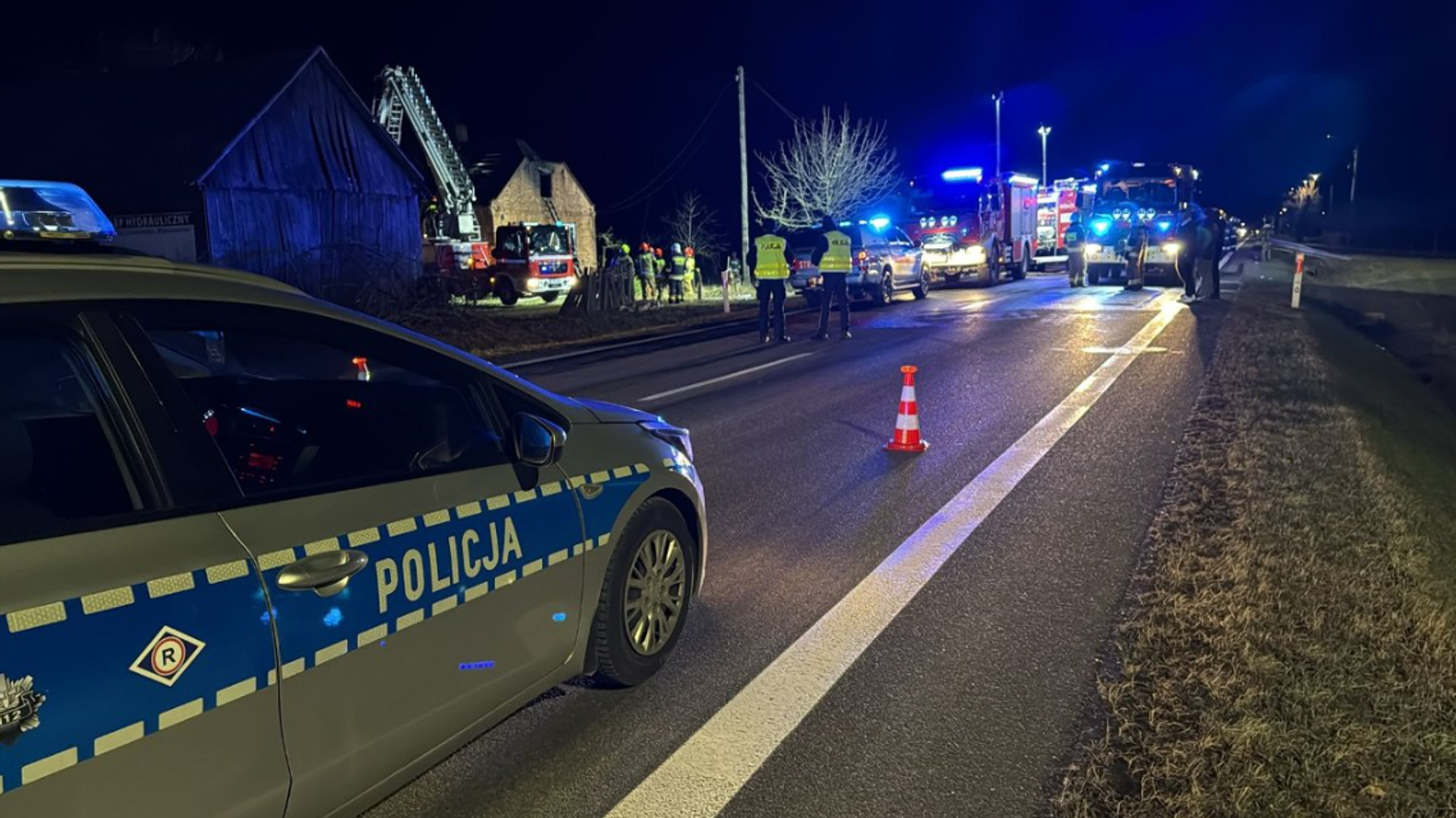 Pożar w świętokrzyskim z tragicznym finałem. Nie żyją dwie osoby