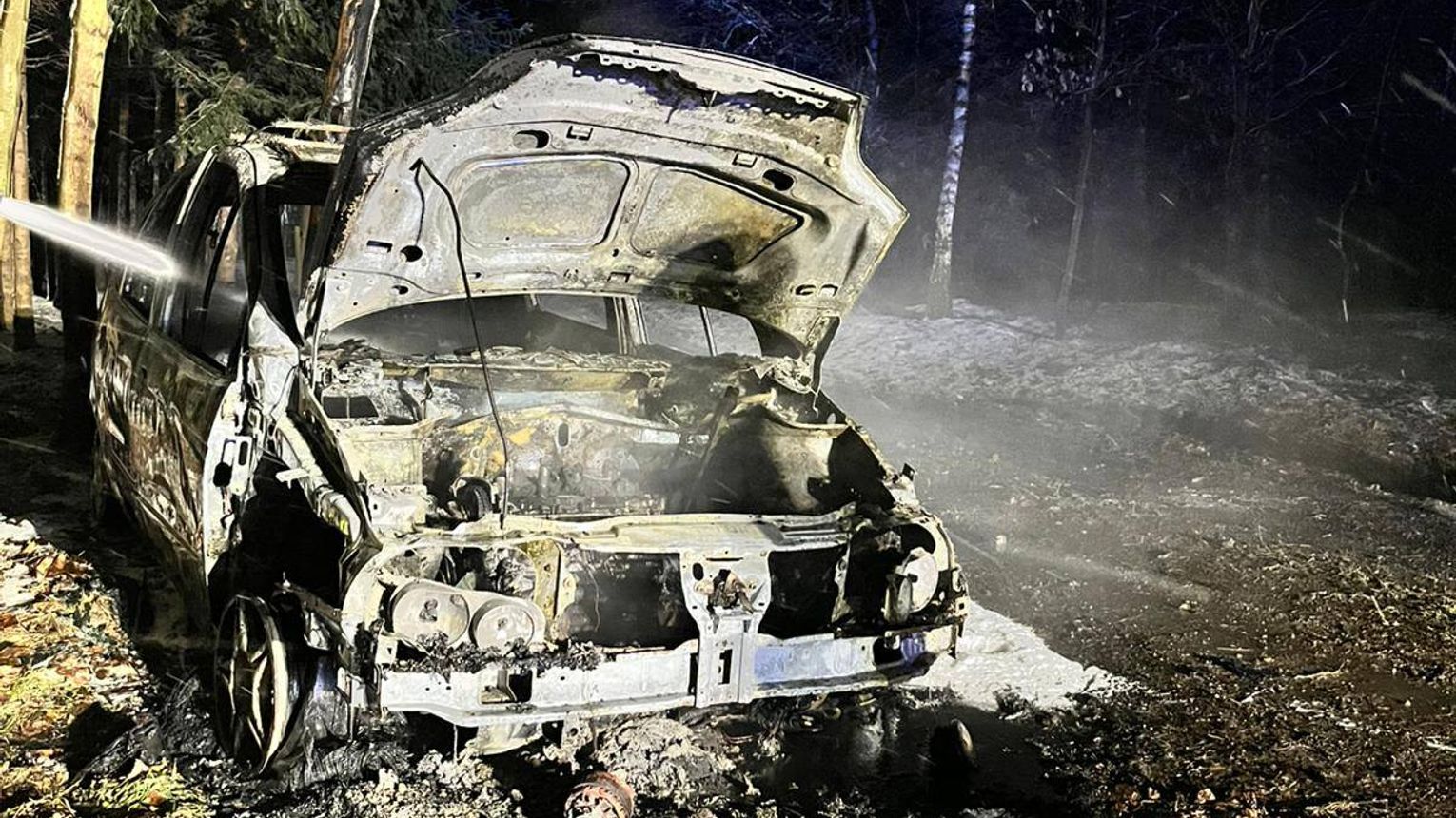 Pożaru samochodu osobowego