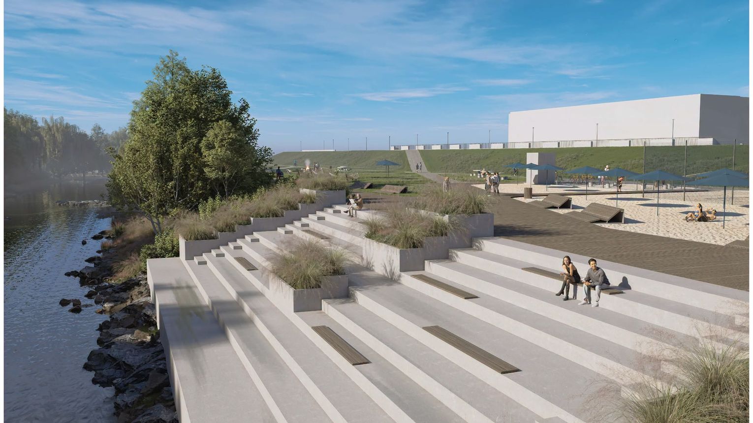 Projekt miejskiej plaży przy rzece Wisłoce już jest