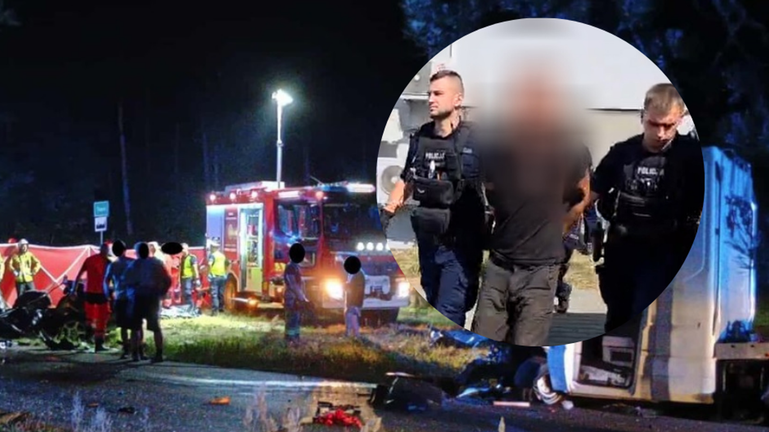 Prokurator przedstawił cztery zarzuty 43-latkowi, który spowodował śmiertelny wypadek w Grochowem