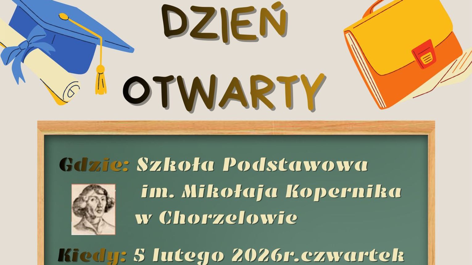 Rekrutacja i Dni Otwarte w Zespole Szkół w Chorzelowie