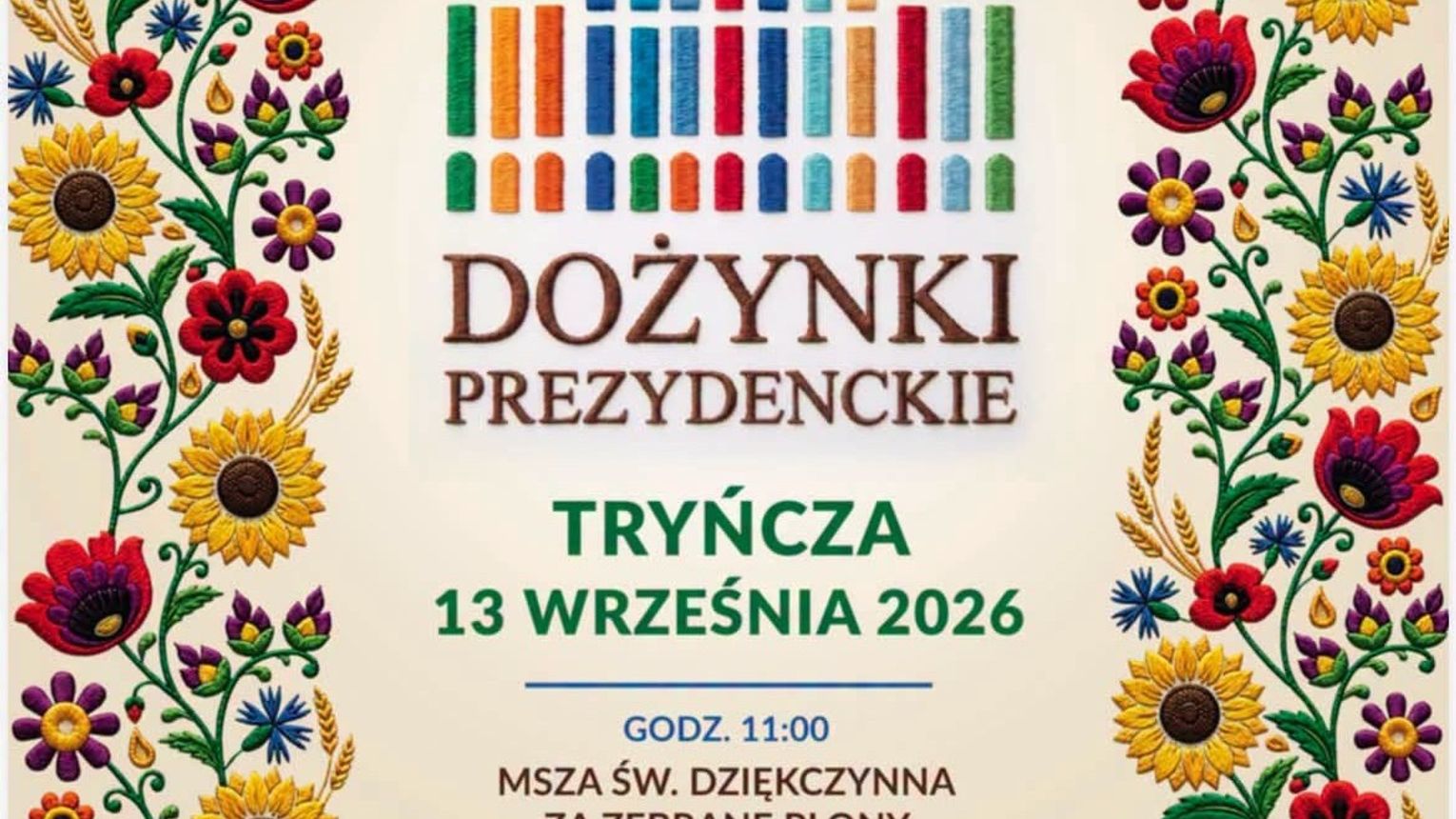 „Rzeszowiacy” na Dożynkach Prezydenckich w Tryńczy