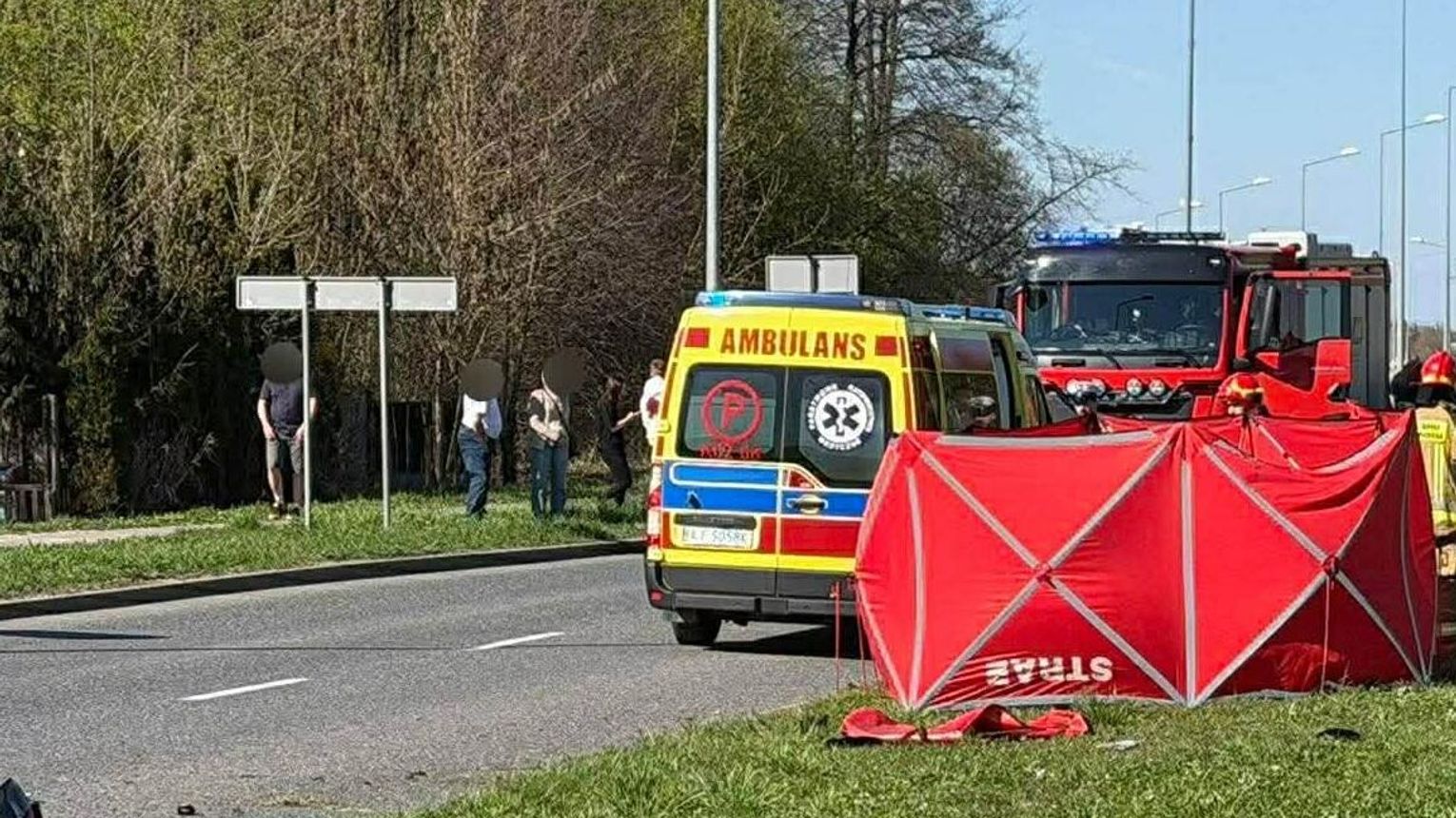 Śmiertelny wypadek w Tarnowie. Nie żyje młody motocyklista