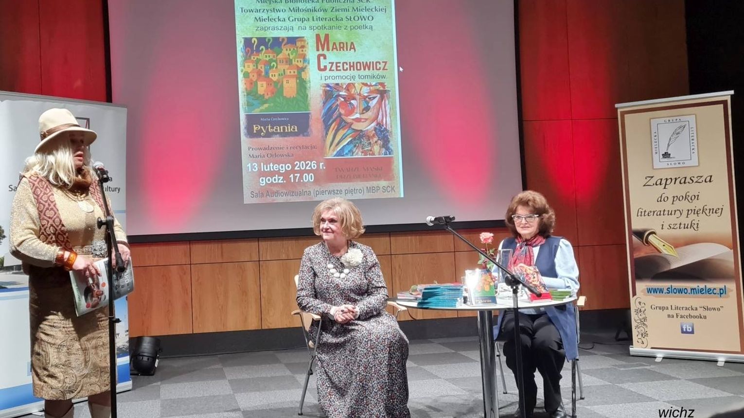 Spotkanie autorskie promujące tomiki Marii Czechowicz