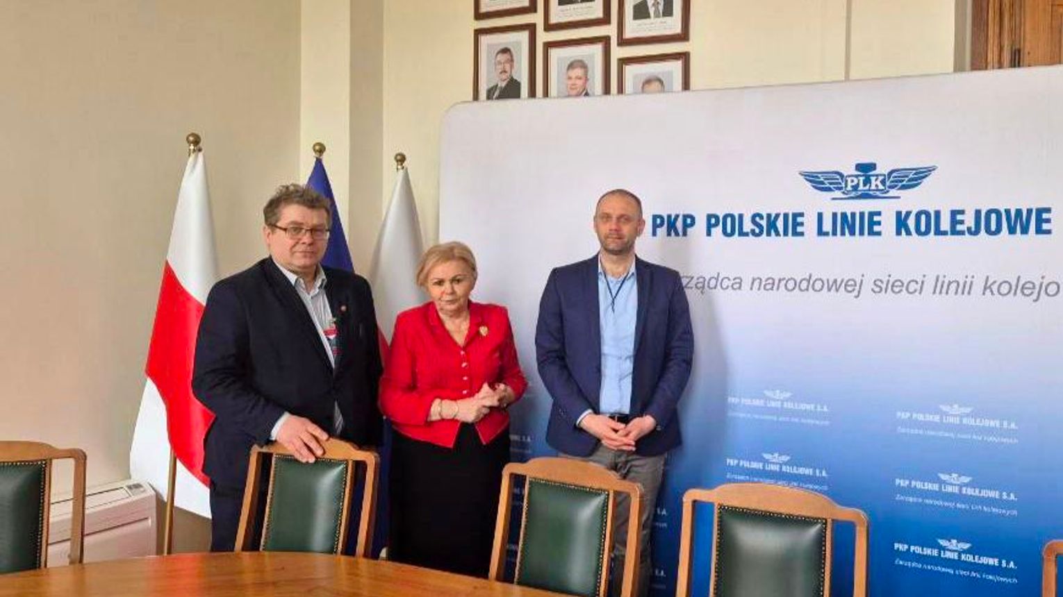 Spotkanie i rozmowy o przyszłości kolei w Powiecie Mieleckim