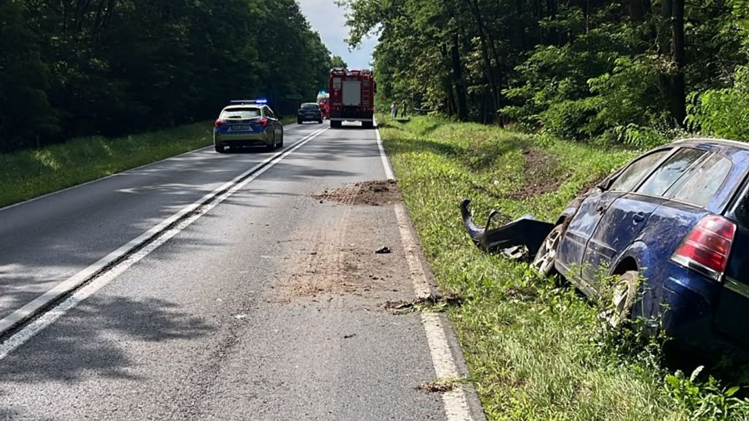 Tragiczny wypadek w Jeżowem. Nie żyje 46-letni rowerzysta