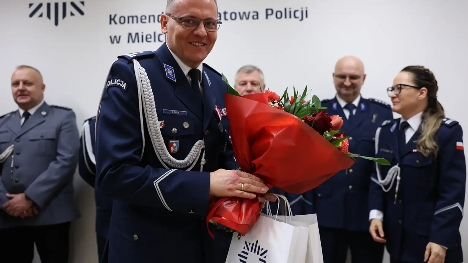 Uroczyste wprowadzenie I Z-cy Komendanta Powiatowego Policji w Mielcu