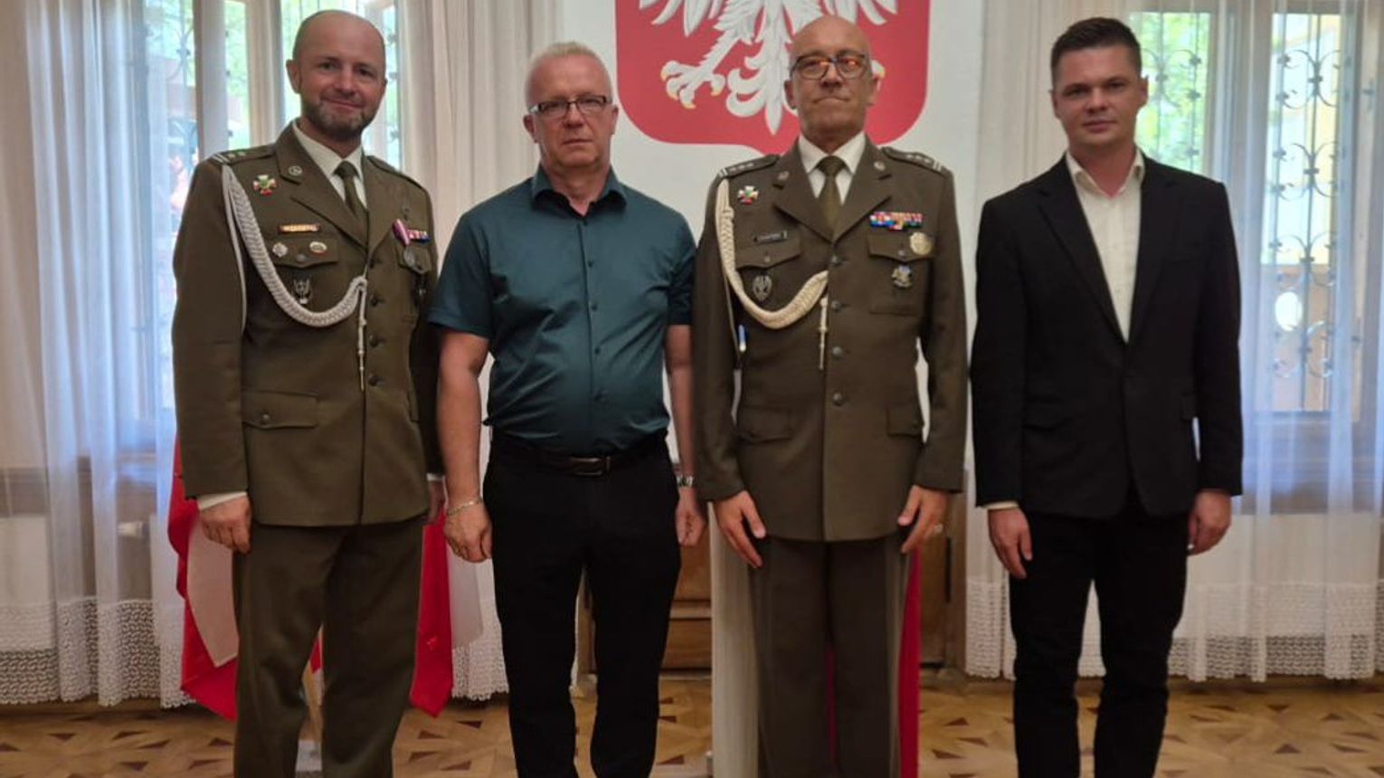 Uroczyste wręczenie patentu oficerskiego dla mieszkańca Gminy Wadowice Górne