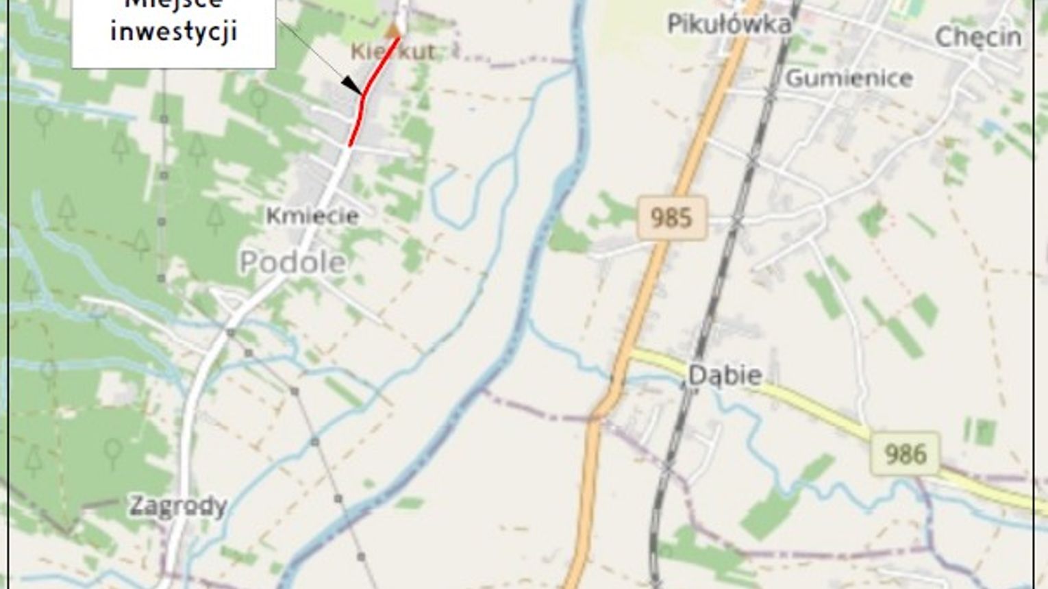 Uwaga! Nie przejedziesz, zamknięcie drogi w Podolu