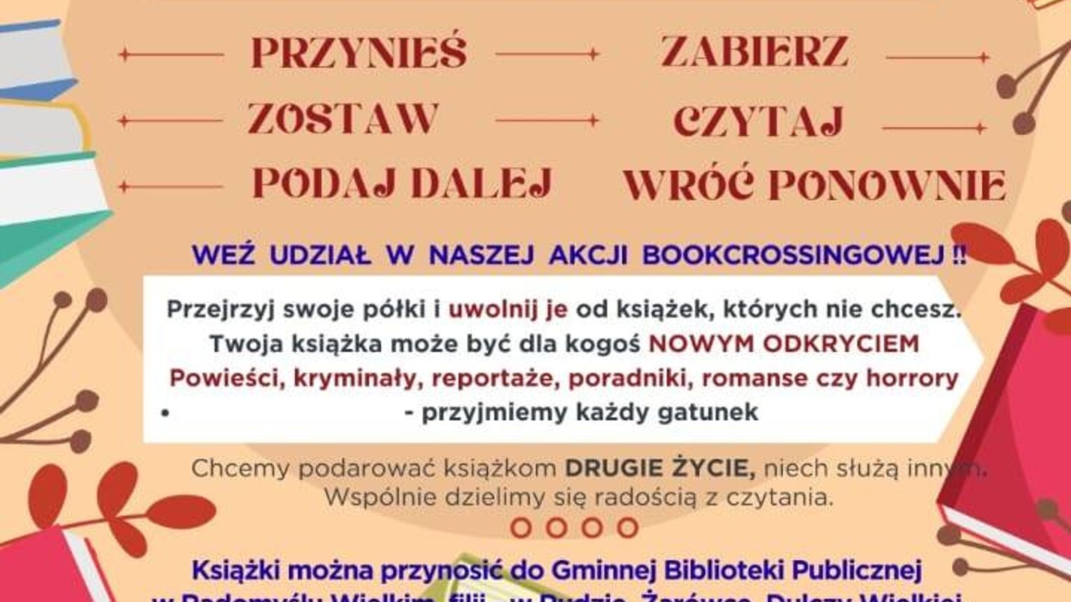 Uwalniamy książki w Radomyślu Wielkim