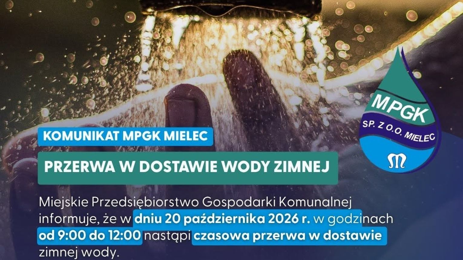 W Mielcu braknie wody już dzisiaj