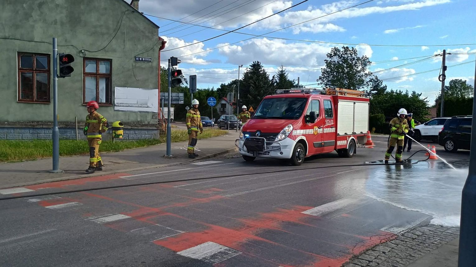 W Mielcu występowały utrudnienia na skrzyżowaniu ulicy Witosa i Wojsławskiej