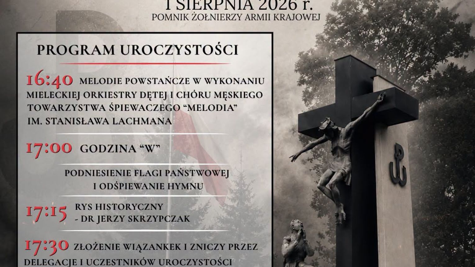W sobotę 1 sierpnia o godzinie 17:00 zatrzymajmy się na chwilę