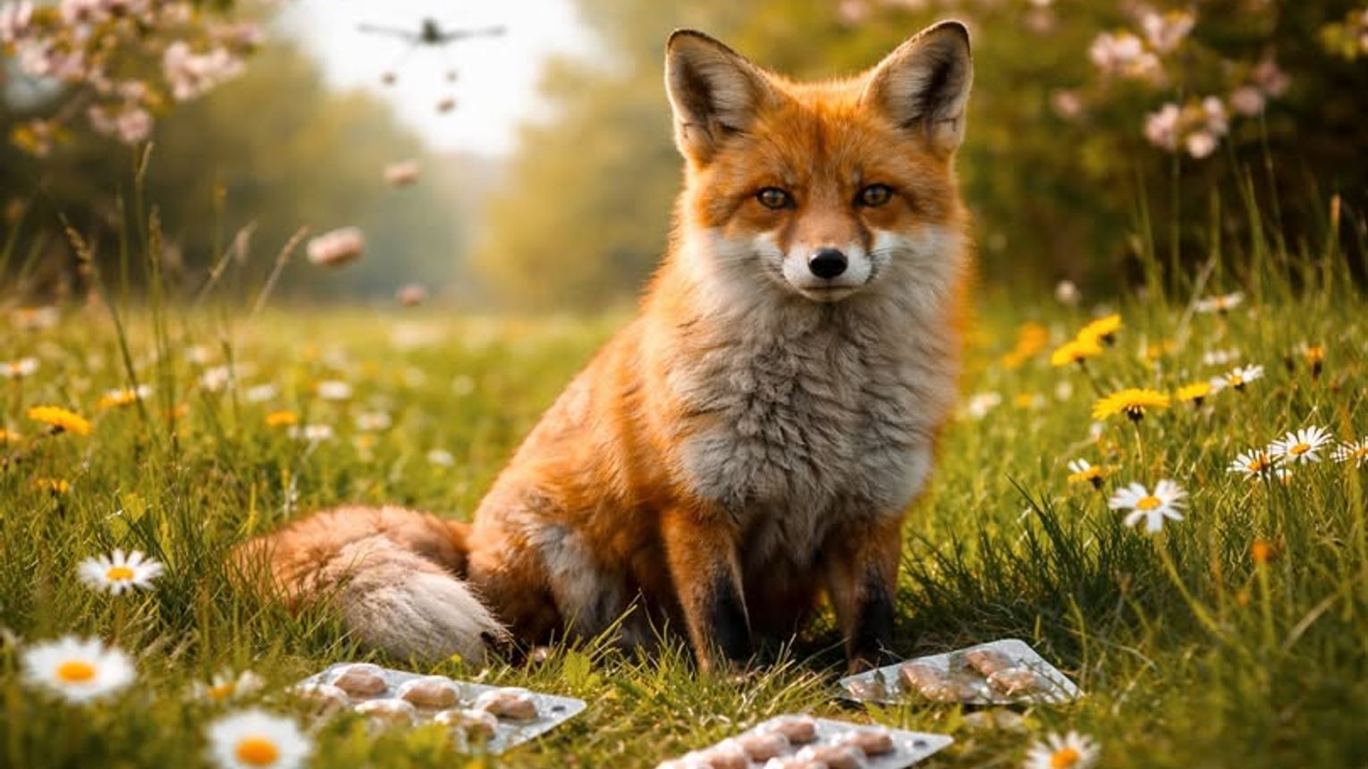 Wiosenna akcja szczepienia lisów