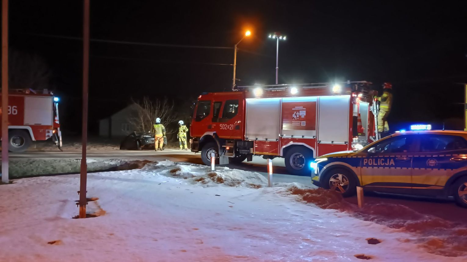 Wypadek drogowy w Maliniu. Jedna osoba poszkodowana!