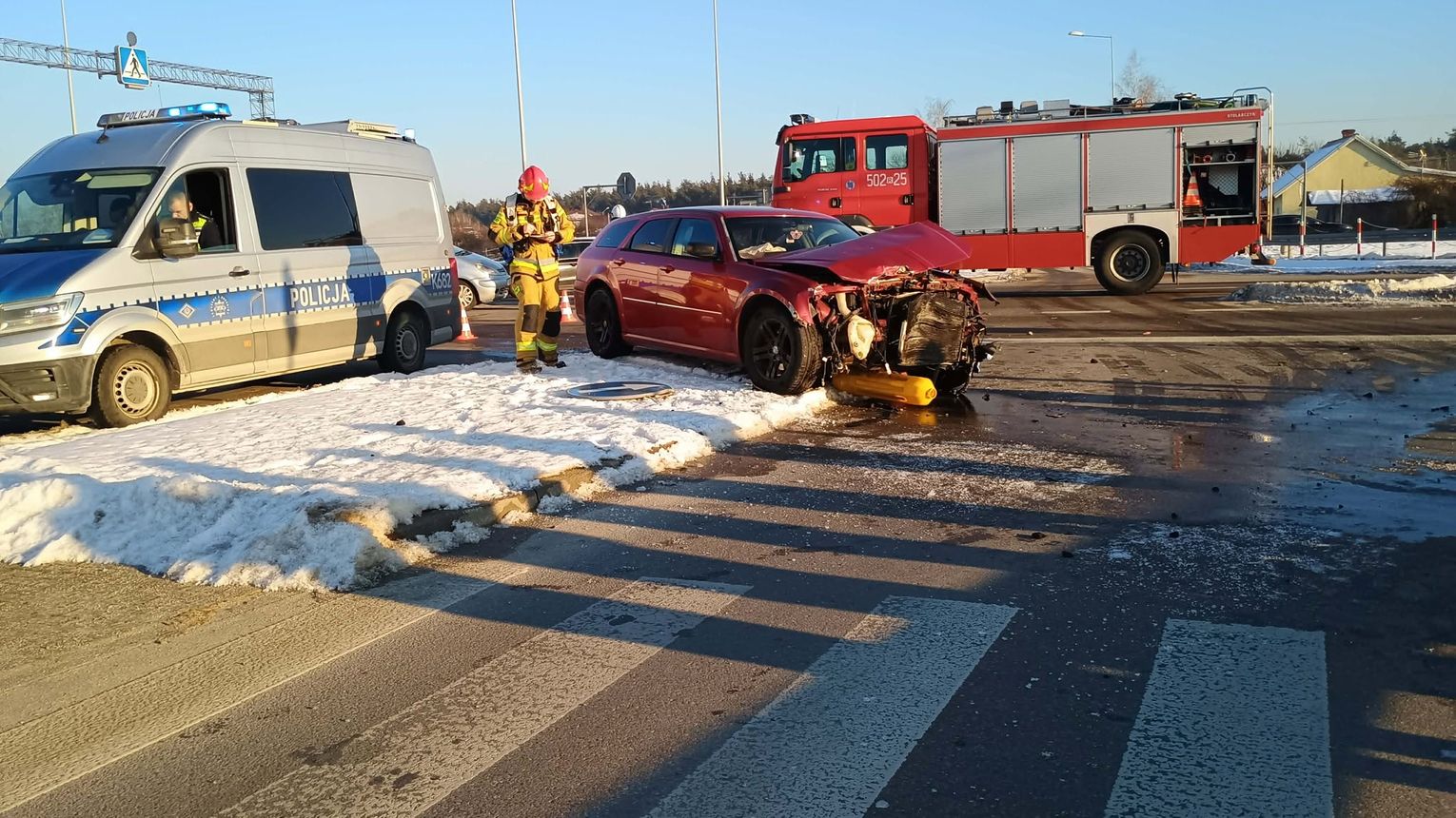 WYPADEK Trześń ! Kolejny raz to samo miejsce
