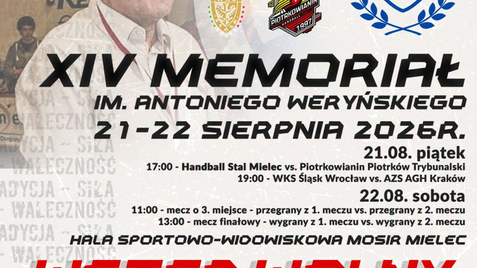 XIV Memoriał im. Antoniego Weryńskiego w piłce ręcznej w Mielcu