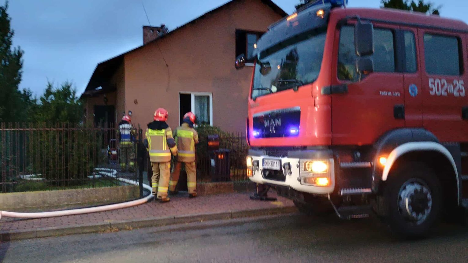 Zadymienie w jednym z budynków mieszkalnych w Mielcu