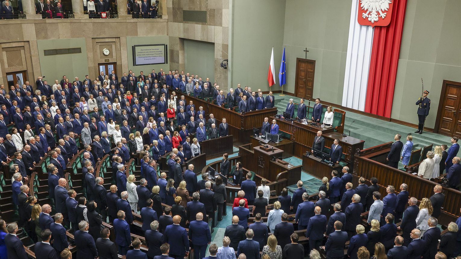 Zarząd Województwa Podkarpackiego na zaprzysiężeniu Prezydenta RP